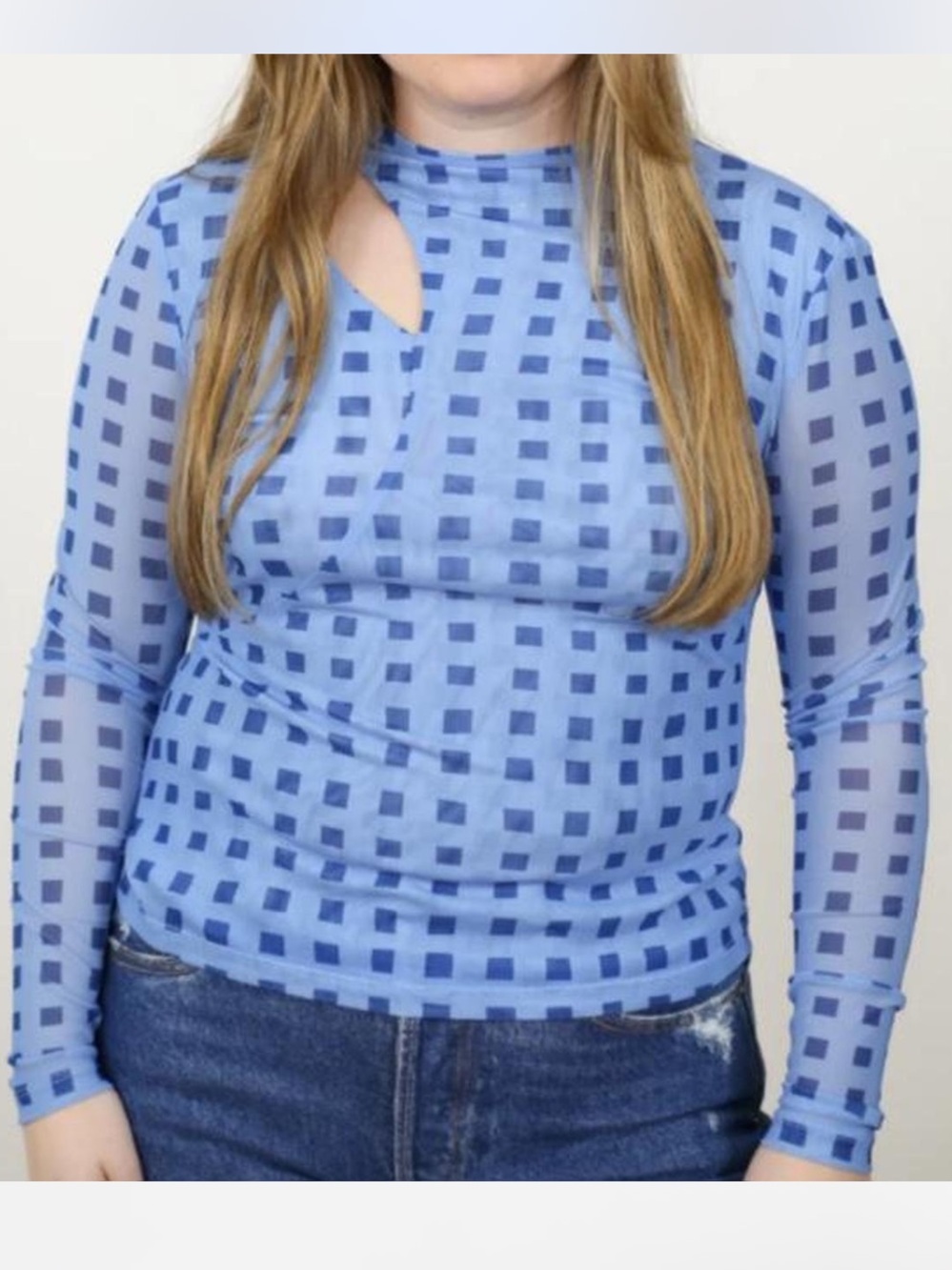 NWOT Find Me Now - The Abilene Mesh Top